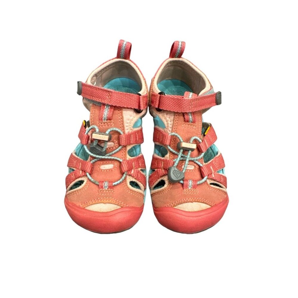 Keen Youth Toddler Size 12 Pink Gray Washable Hiking Water Sandals Shoes - Picture 2 of 7
